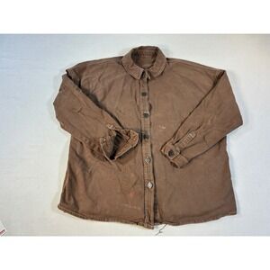 Noisy May Matilda Brown Denim Shirt Womens No Tag Button Down Cotton